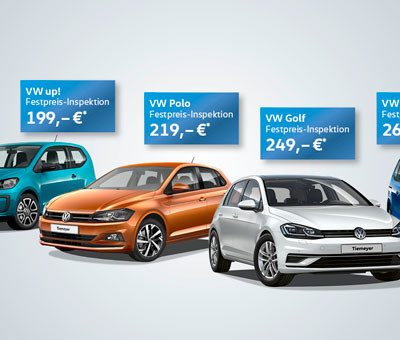 Volkswagen Festpreisinspektionen Tiemeyer Gruppe