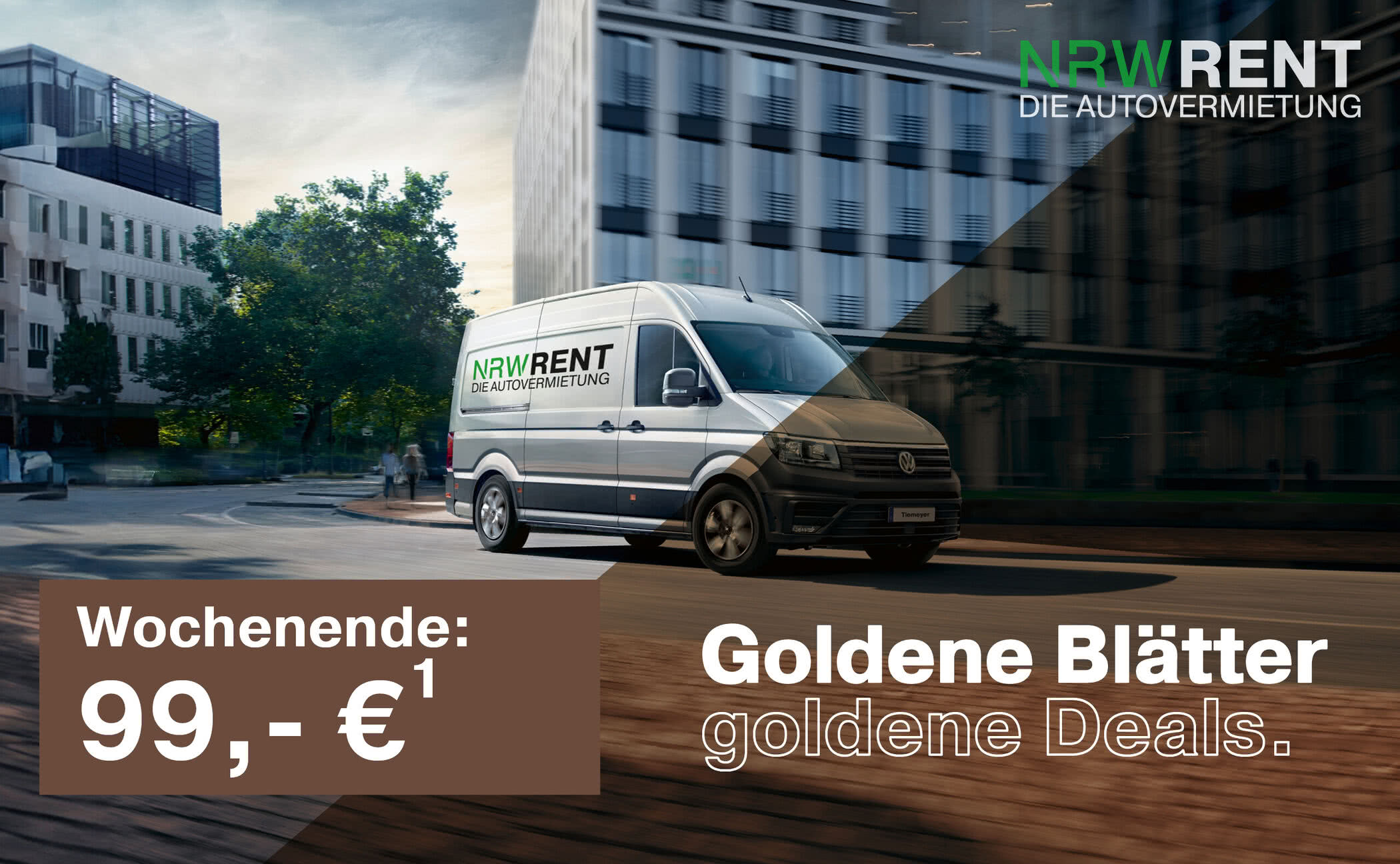 Unser VW Crafter Wochenenddeal