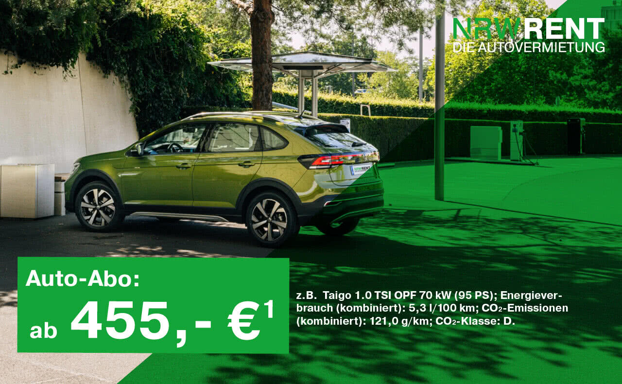 Der VW Taigo im Auto Abo