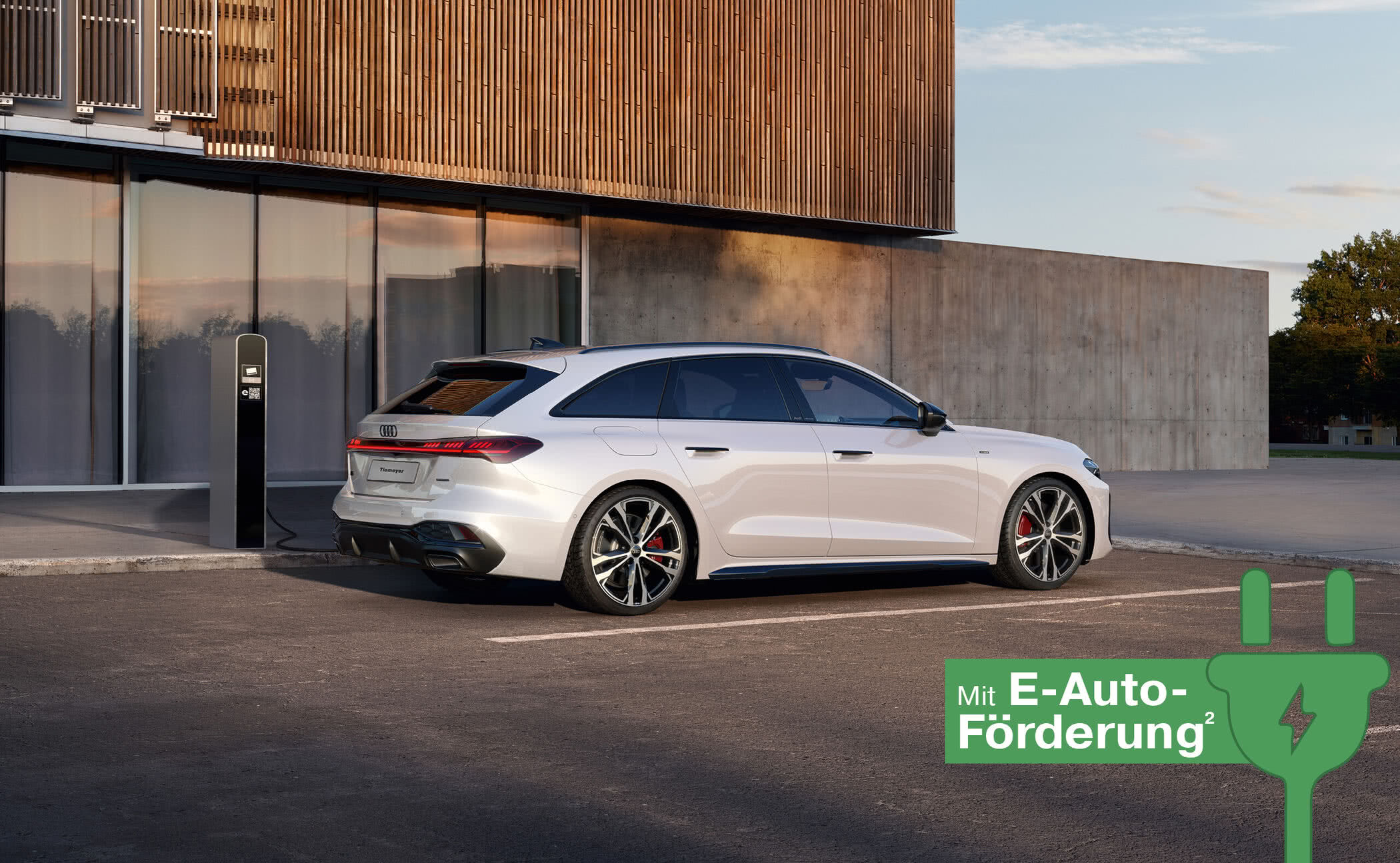 Der Audi A5 Avant e-hybrid