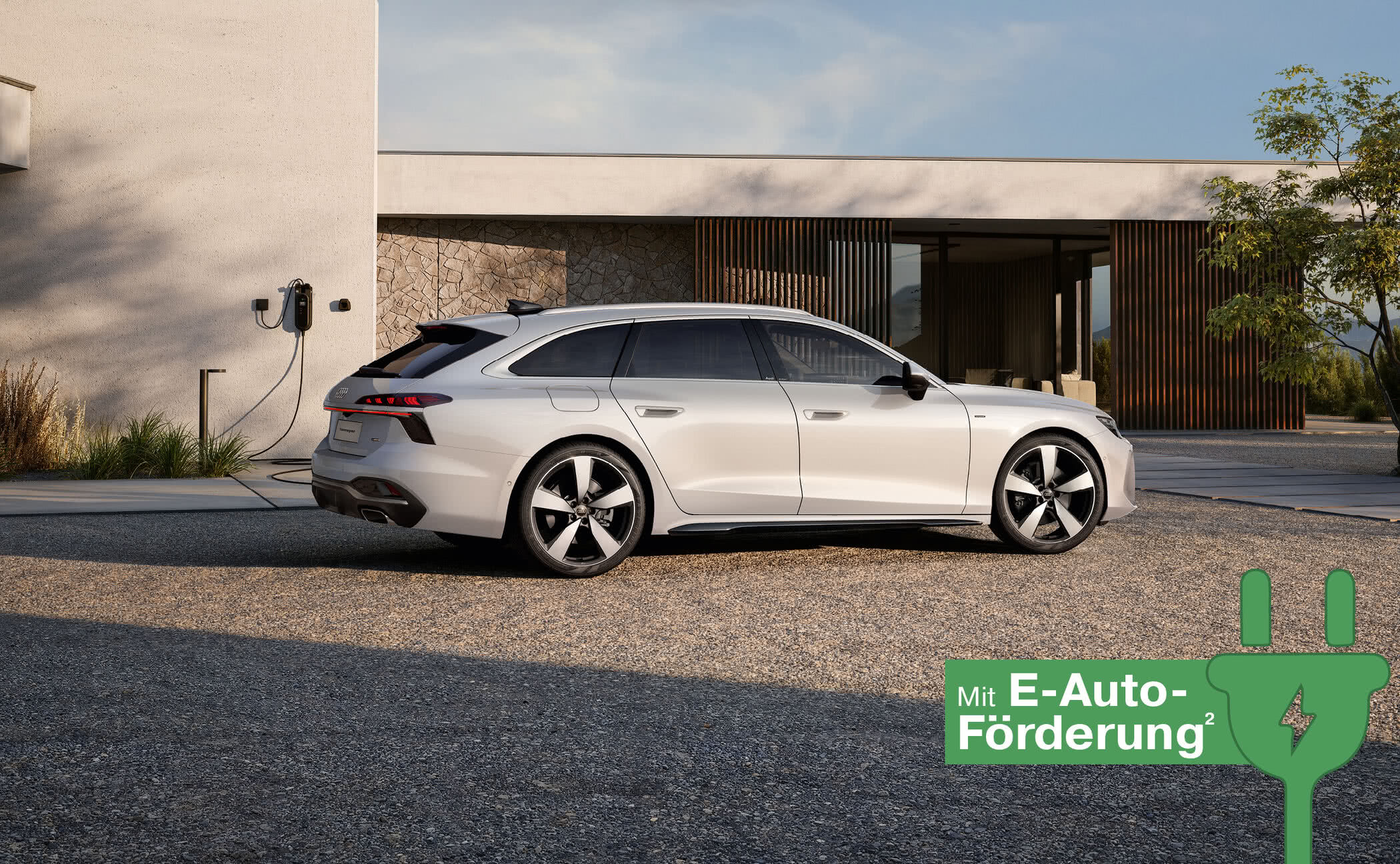 Der Audi A6 Avant e-hybrid