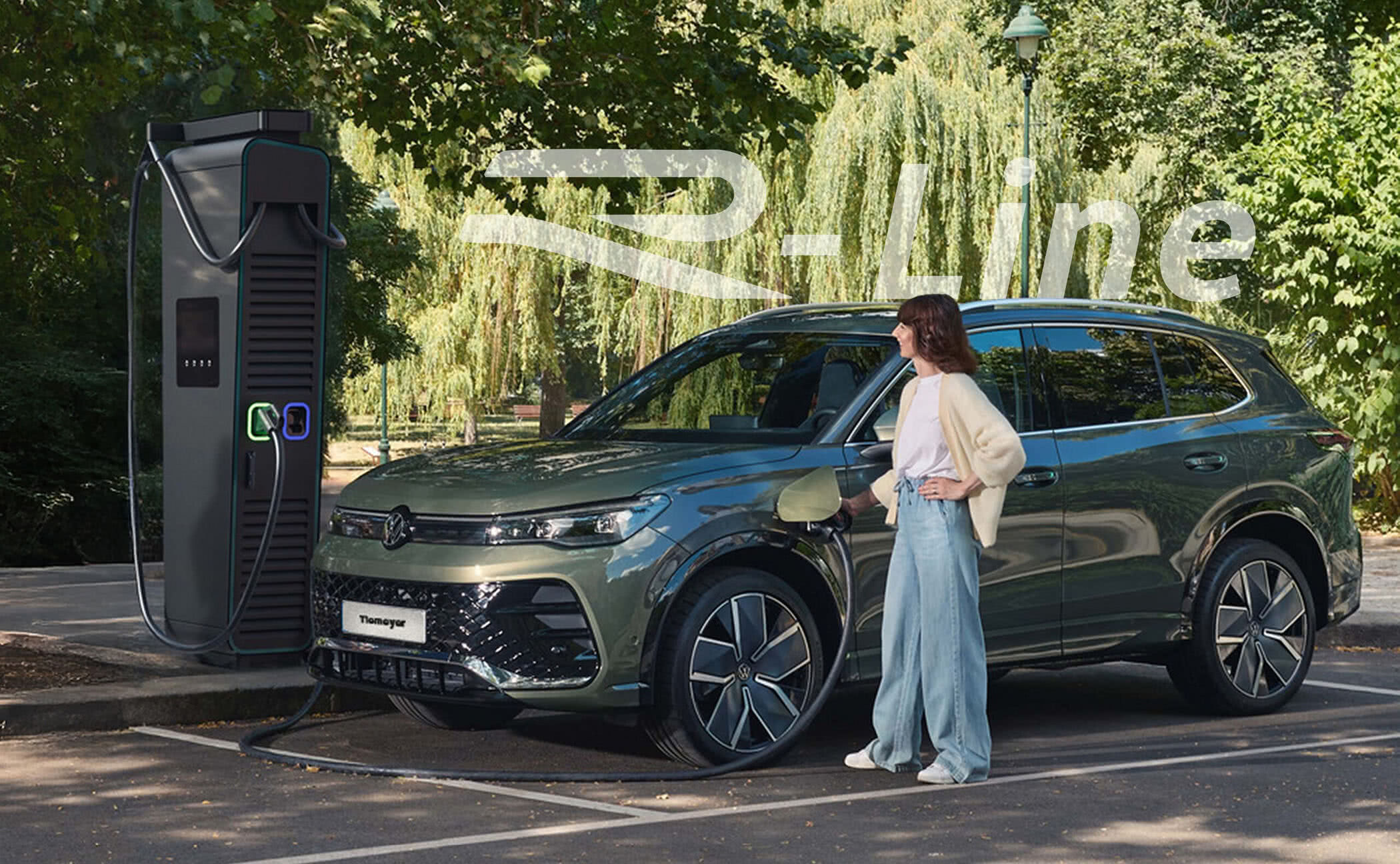 Der Tiguan R-Line eHybrid