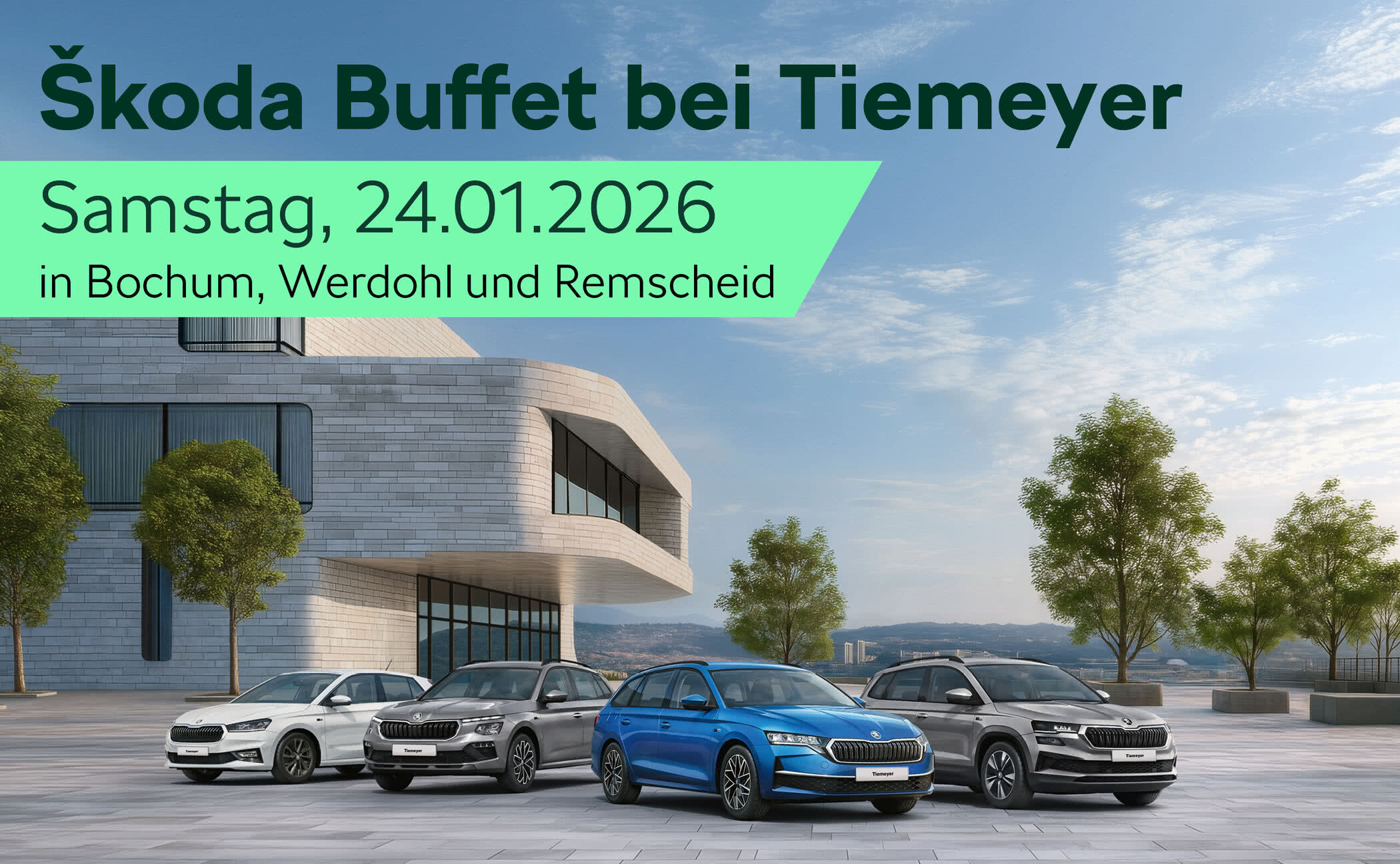 &Scaron;koda Buffet bei Tiemeyer