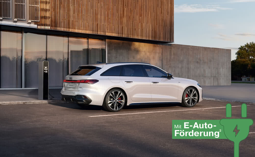Der Audi A5 Avant e-hybrid