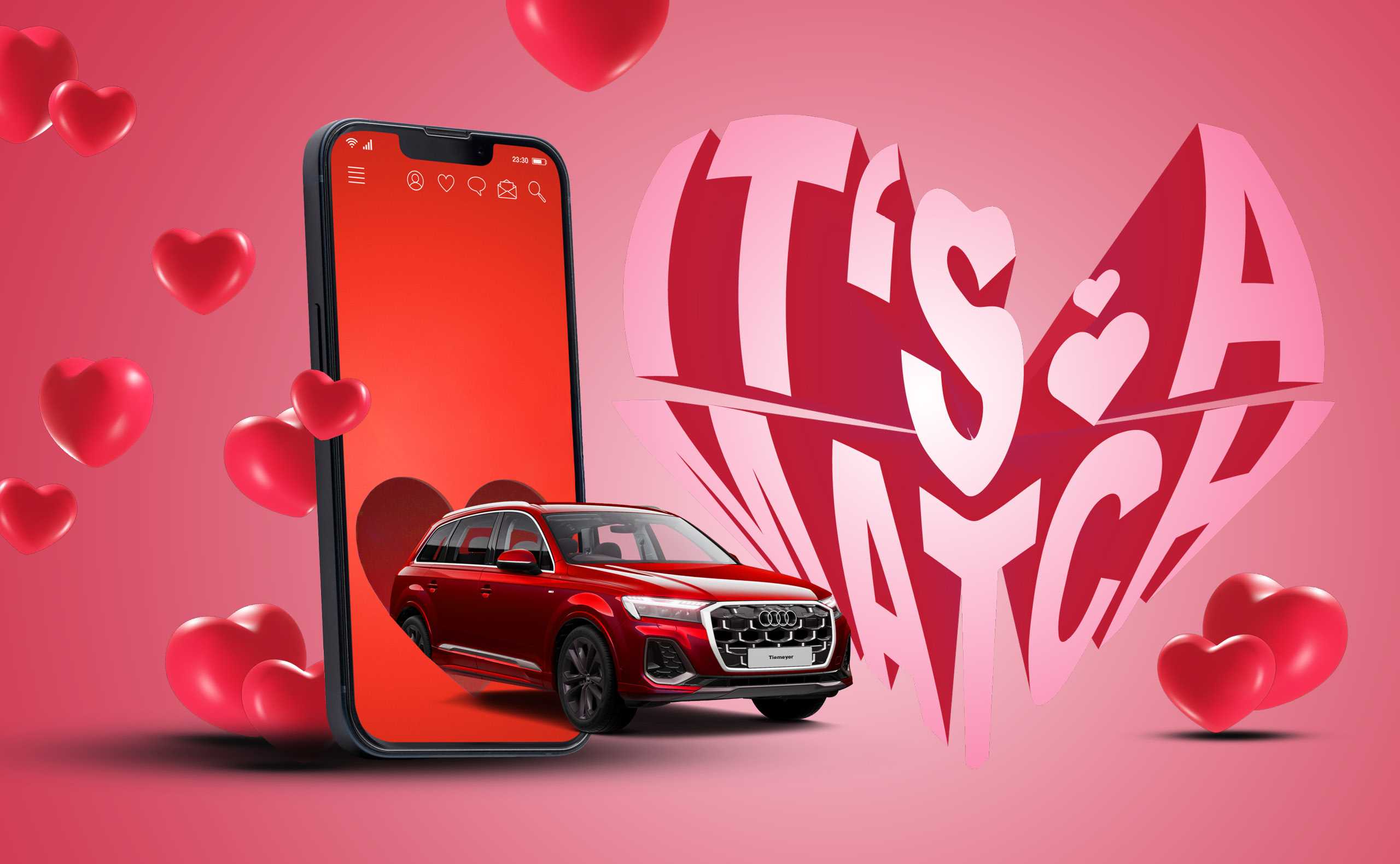 Ein Match auf vier Rädern!