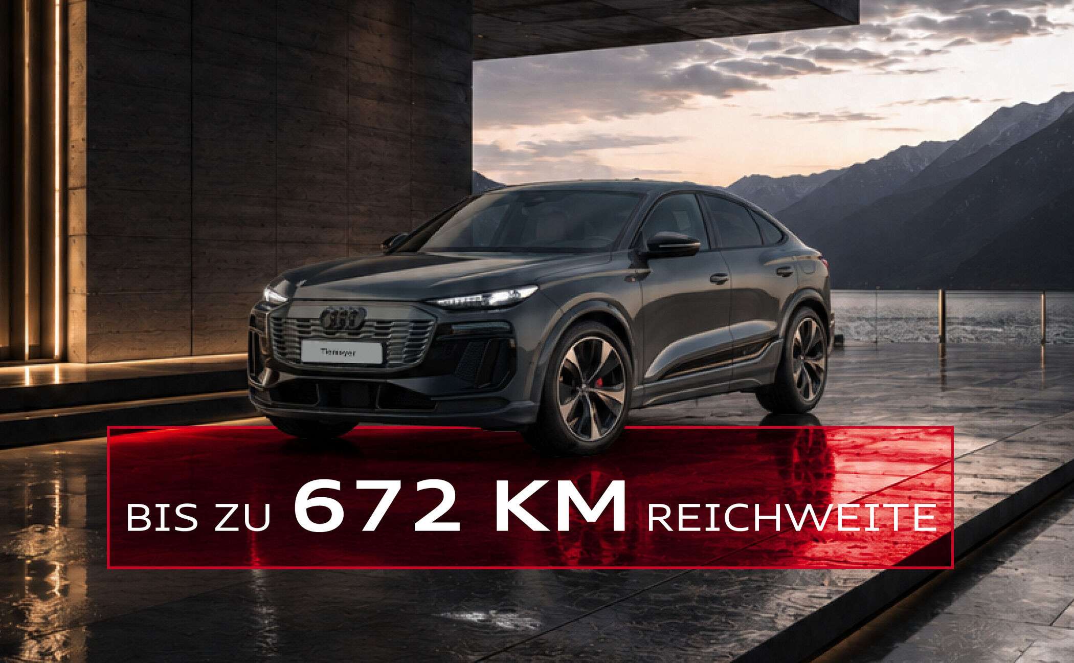 Der Audi Q6 Sportback e-tron performance