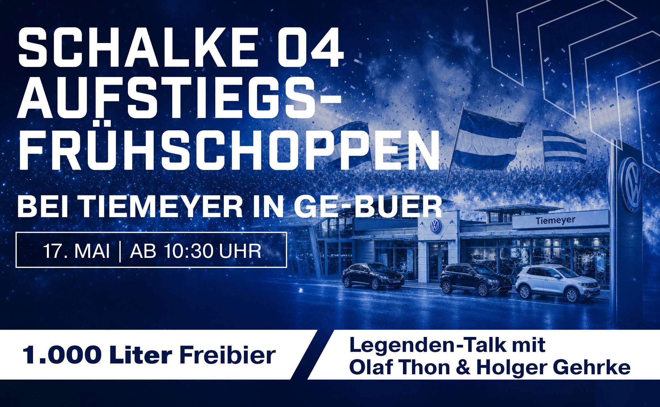 SCHALKE 04 AUFSTIEGSFR&Uuml;HSCHOPPEN