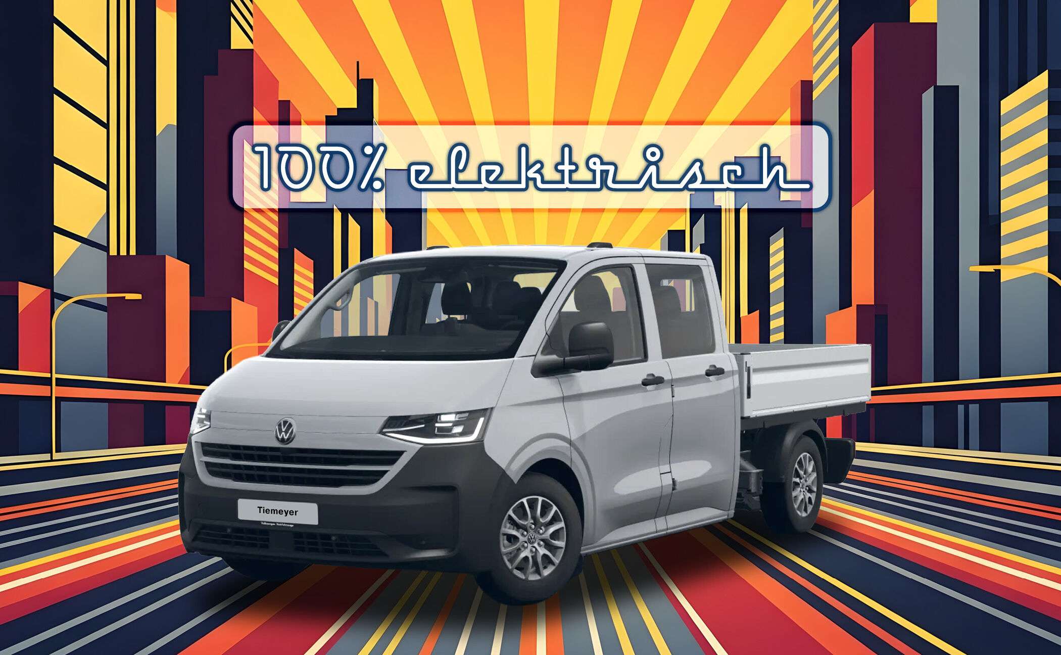 Der e-Transporter Pritschenwagen
