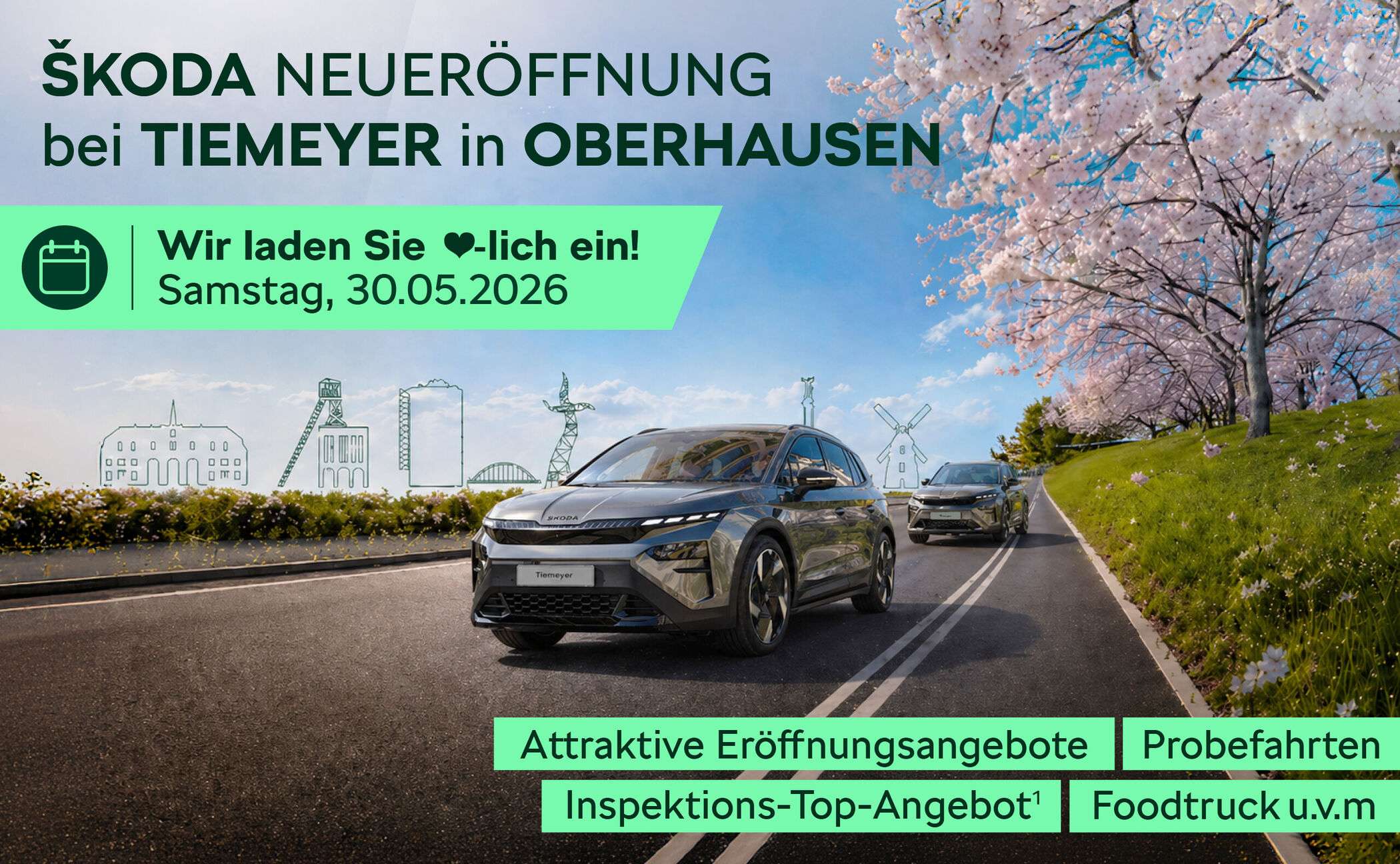 Jetzt neu in Oberhausen: &Scaron;koda bei Tiemeyer an der Mellinghofer Str.