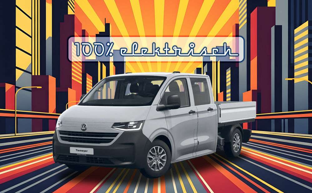 Der e-Transporter Pritschenwagen