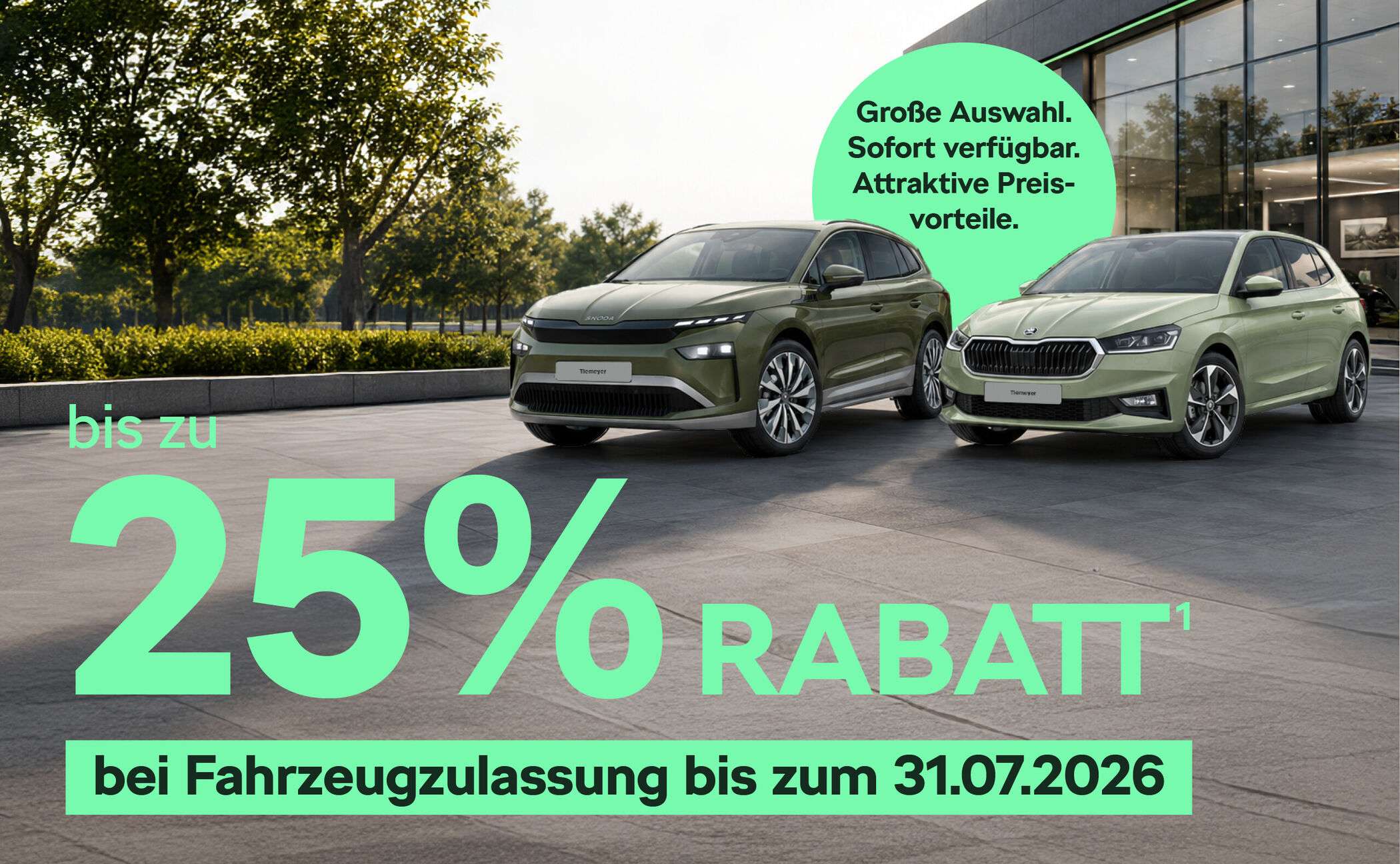 &Scaron;koda Neuwagen Lagerwagen