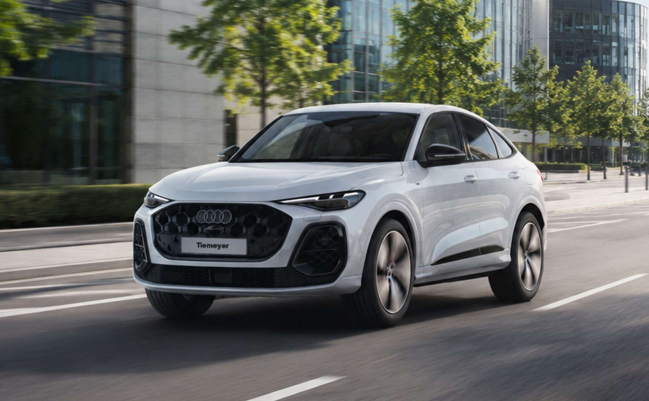 Der Audi Q5 Sportback e-hybrid