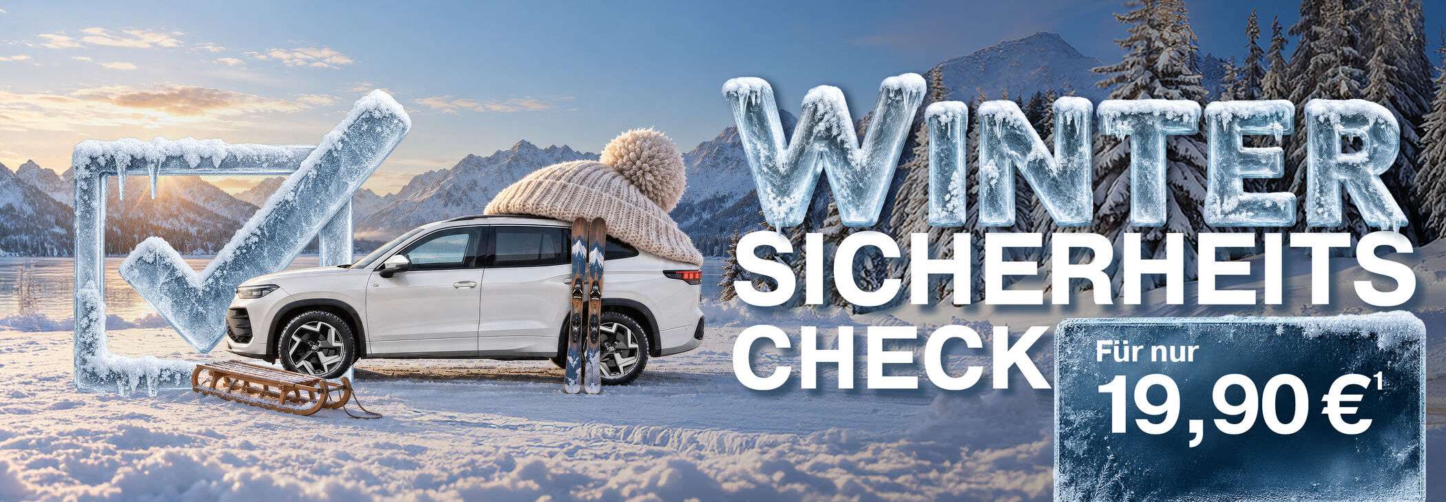Winter, Wetter, sichere Fahrt.