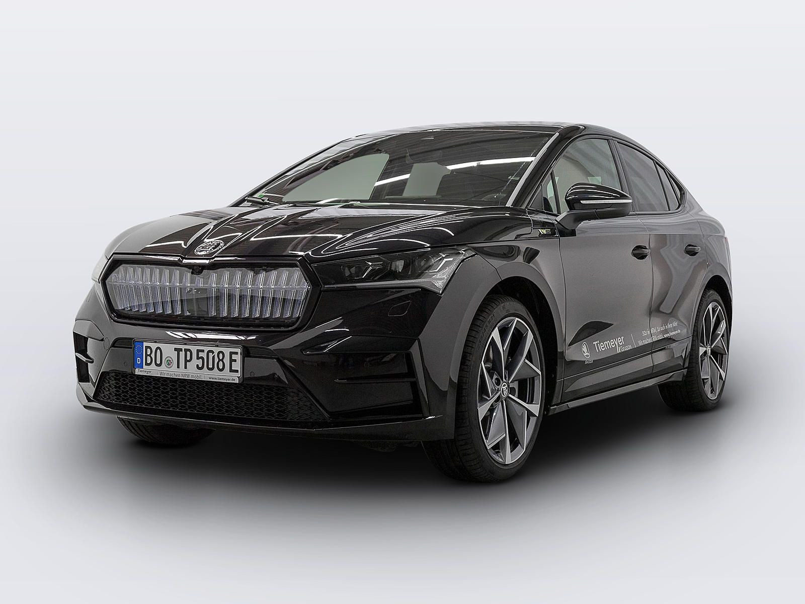 SKODA Enyaq 5A schwarzes Zeichen vorne