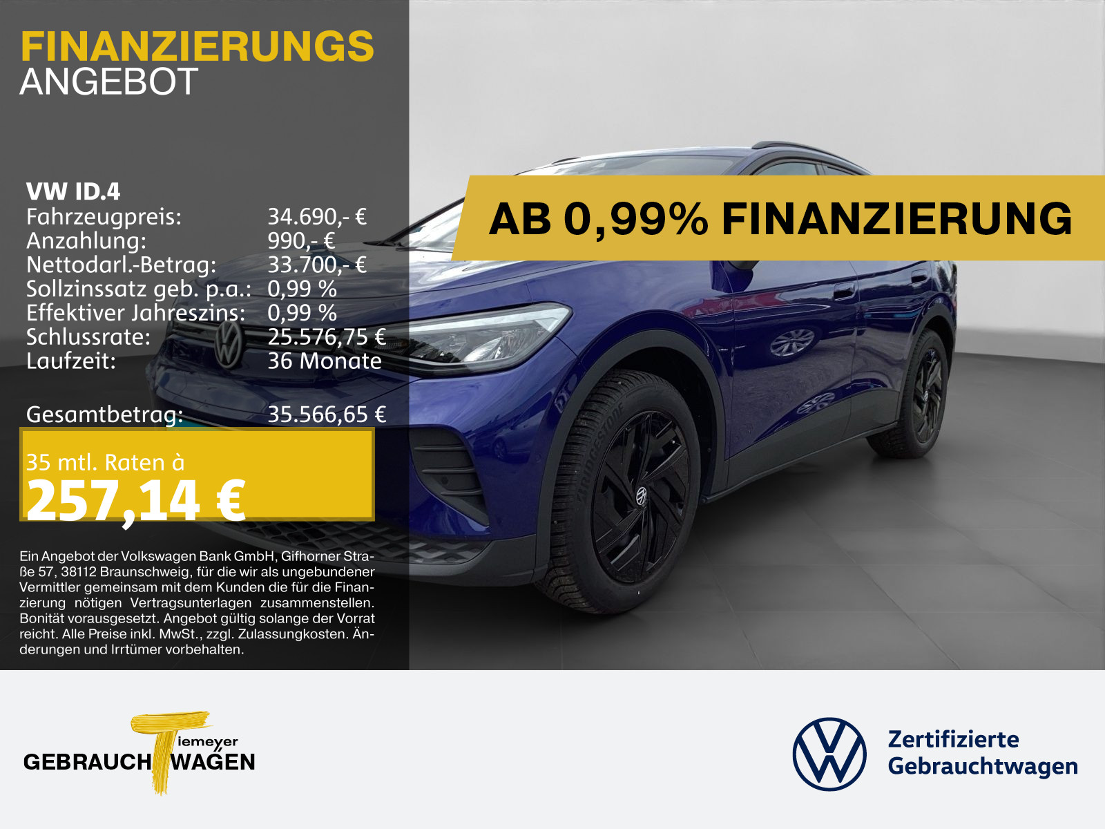 Volkswagen ID.4 PRO 286PS