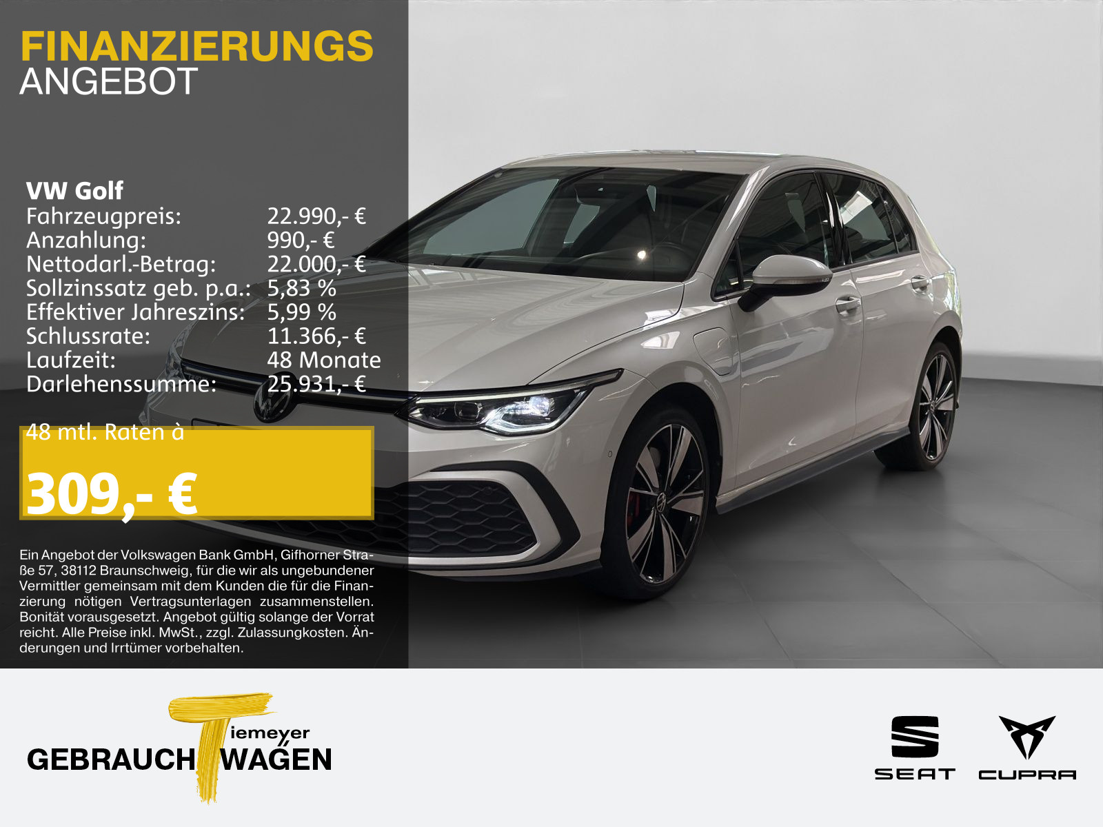Volkswagen Golf 1.4 eHybrid