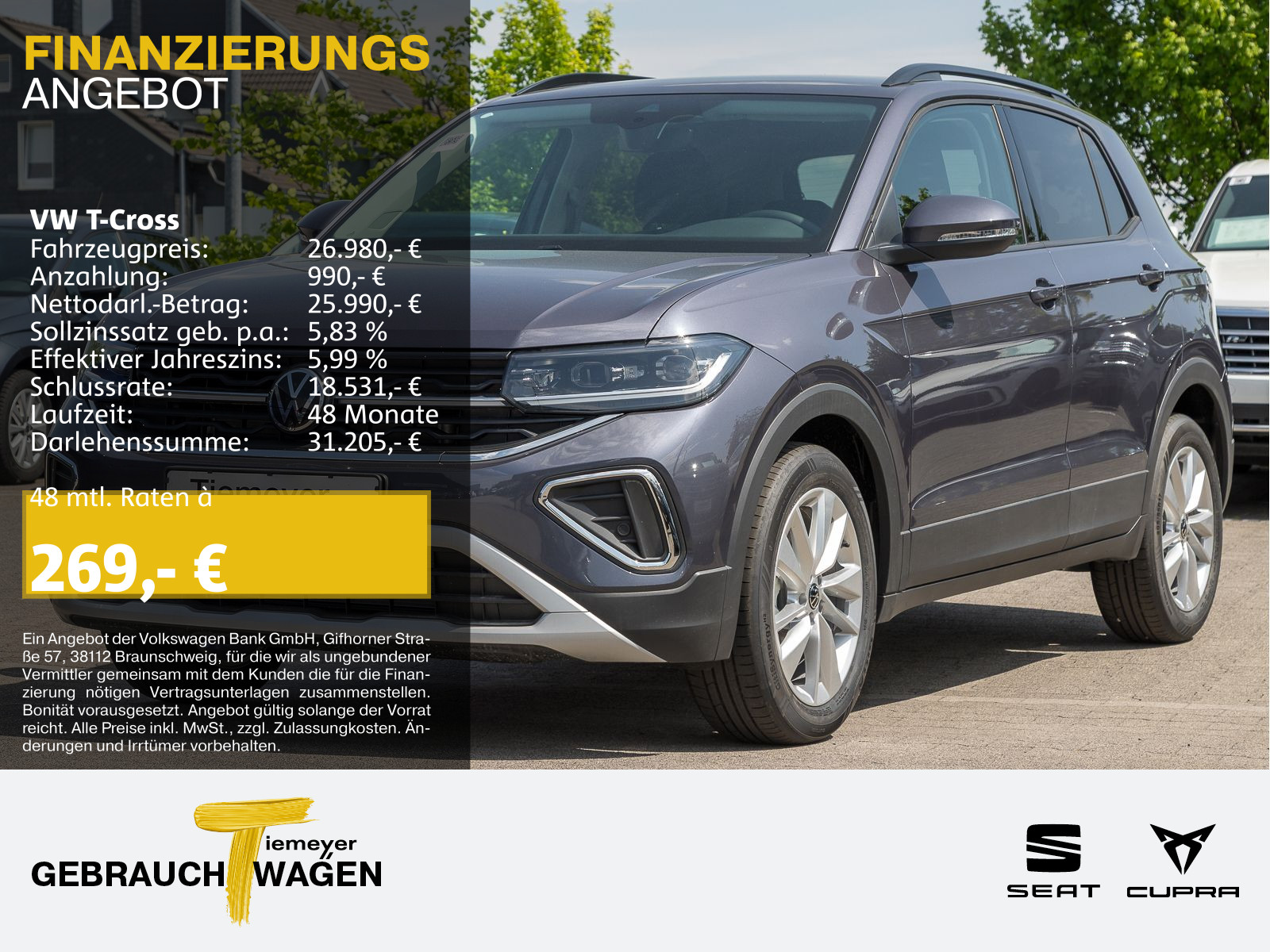 Volkswagen T-Cross 1.0 TSI
