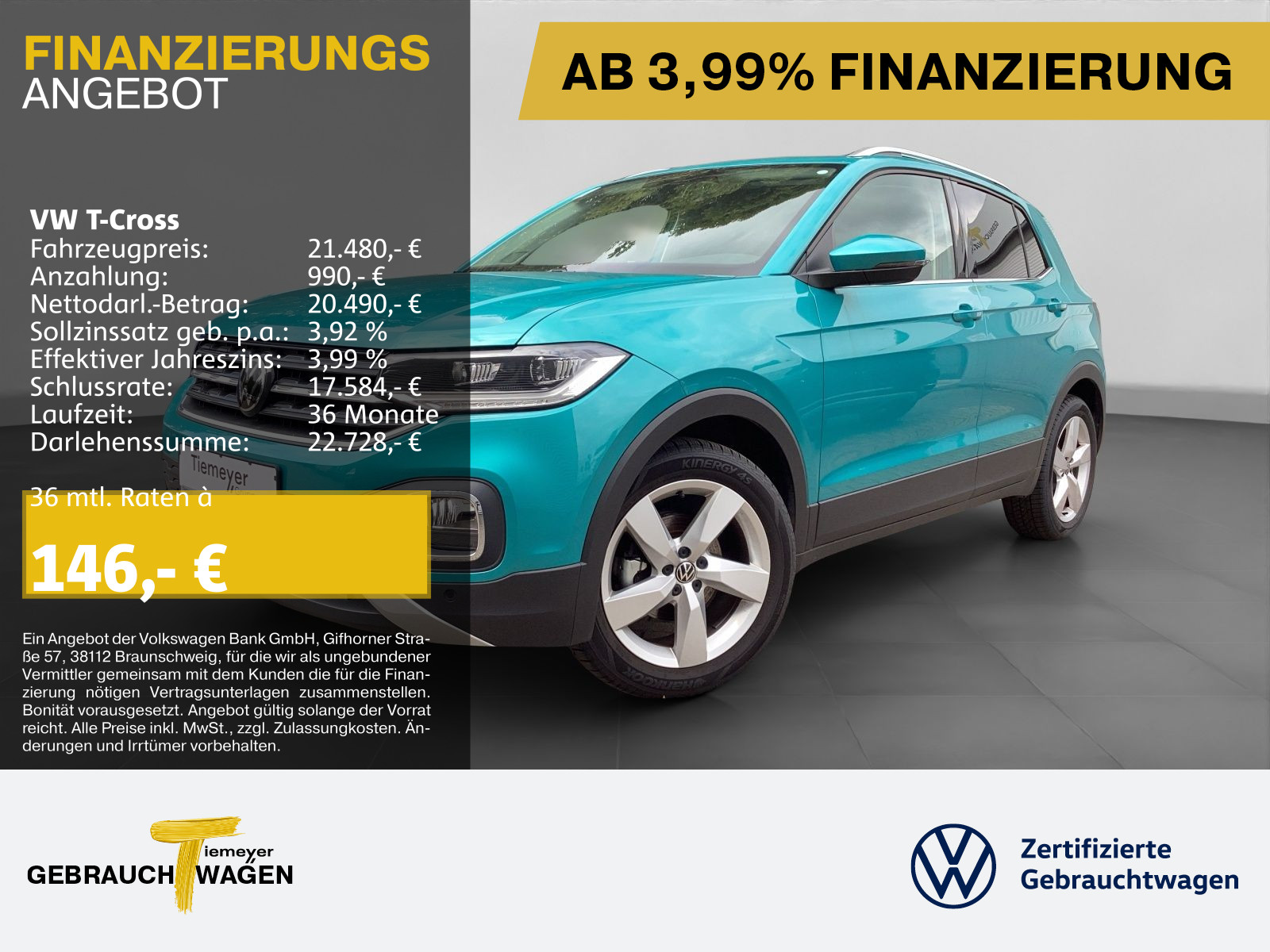 Volkswagen T-Cross 1.0 TSI