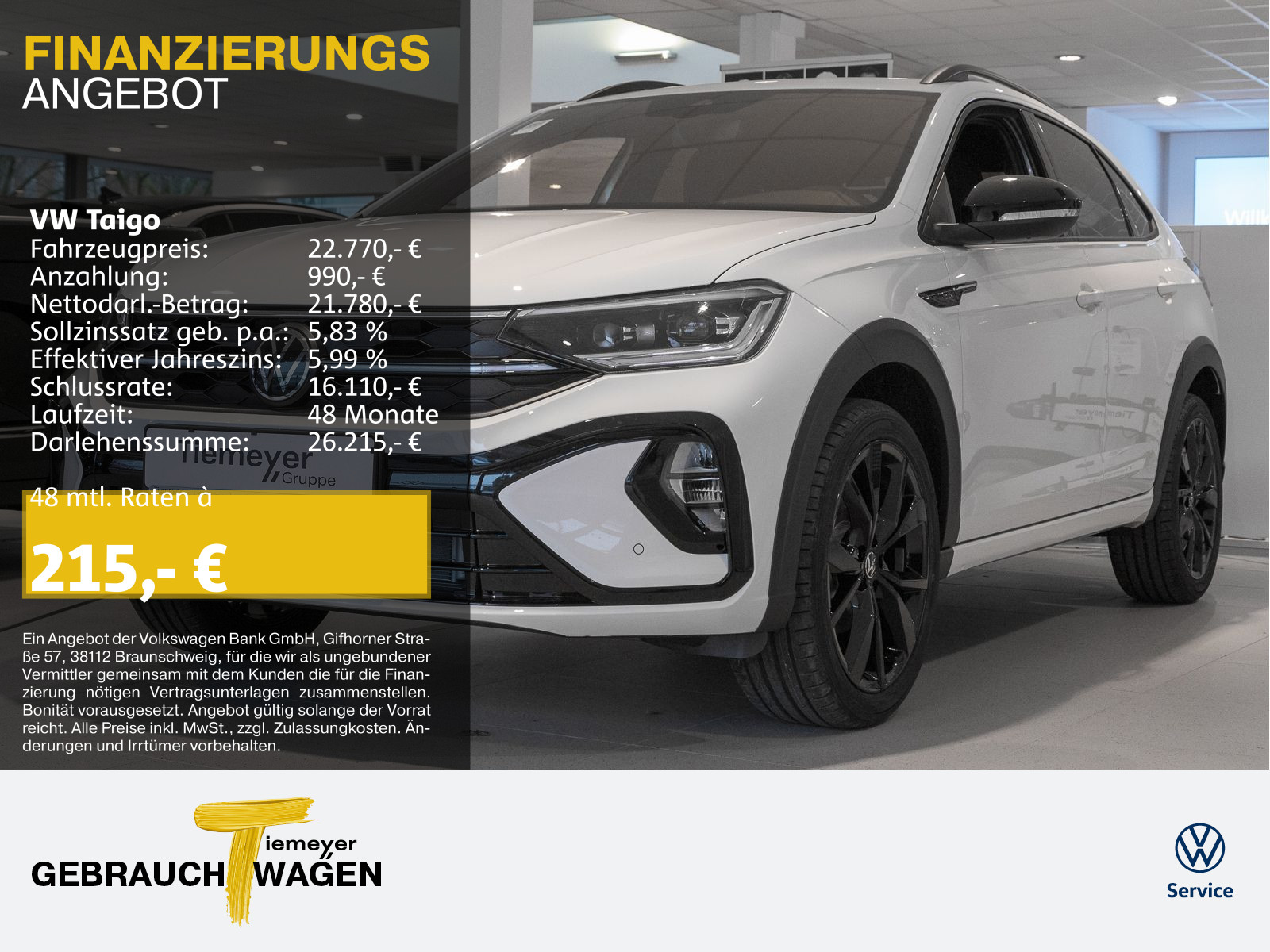Volkswagen Taigo 1.0 TSI