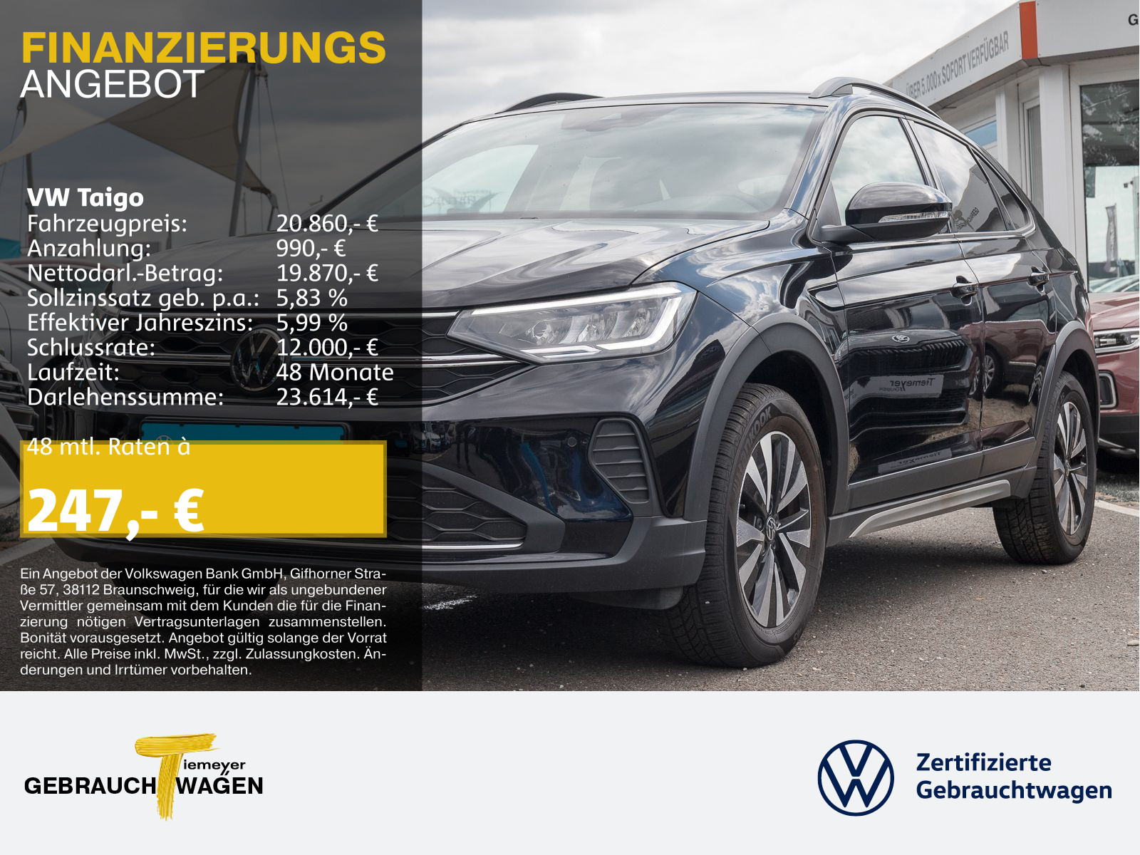Volkswagen Taigo 1.0 TSI