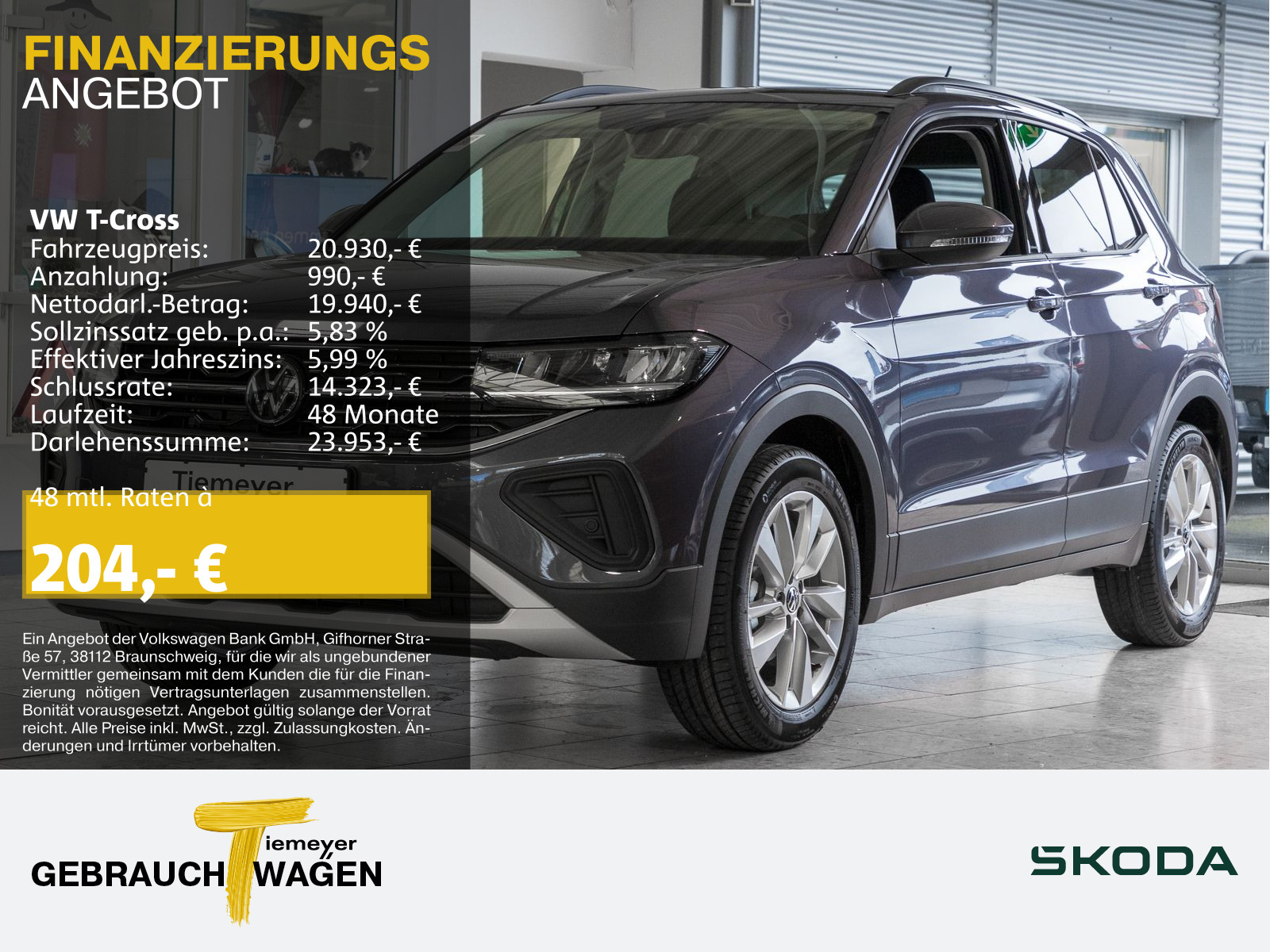Volkswagen T-Cross 1.0 TSI