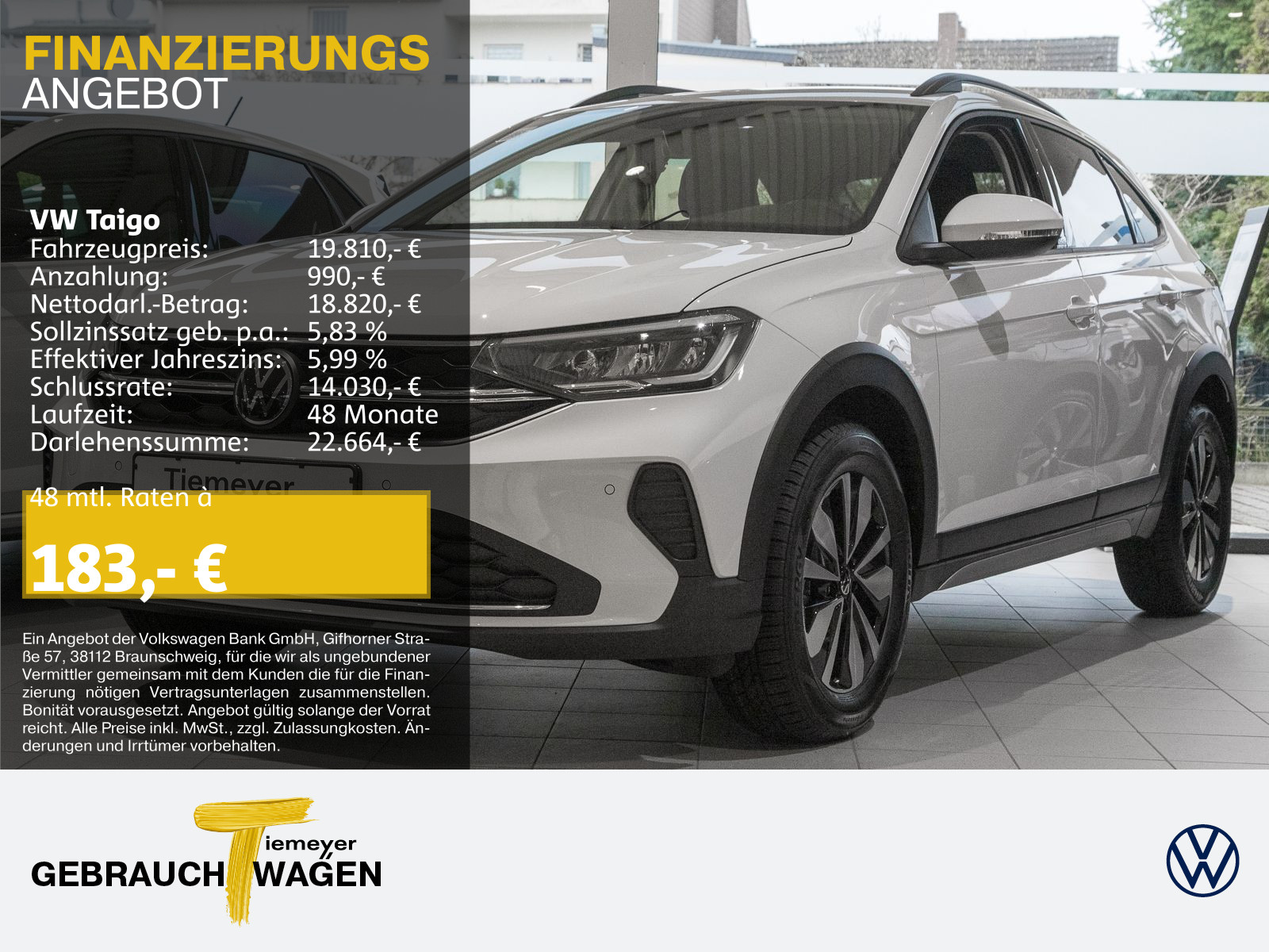 Volkswagen Taigo 1.0 TSI