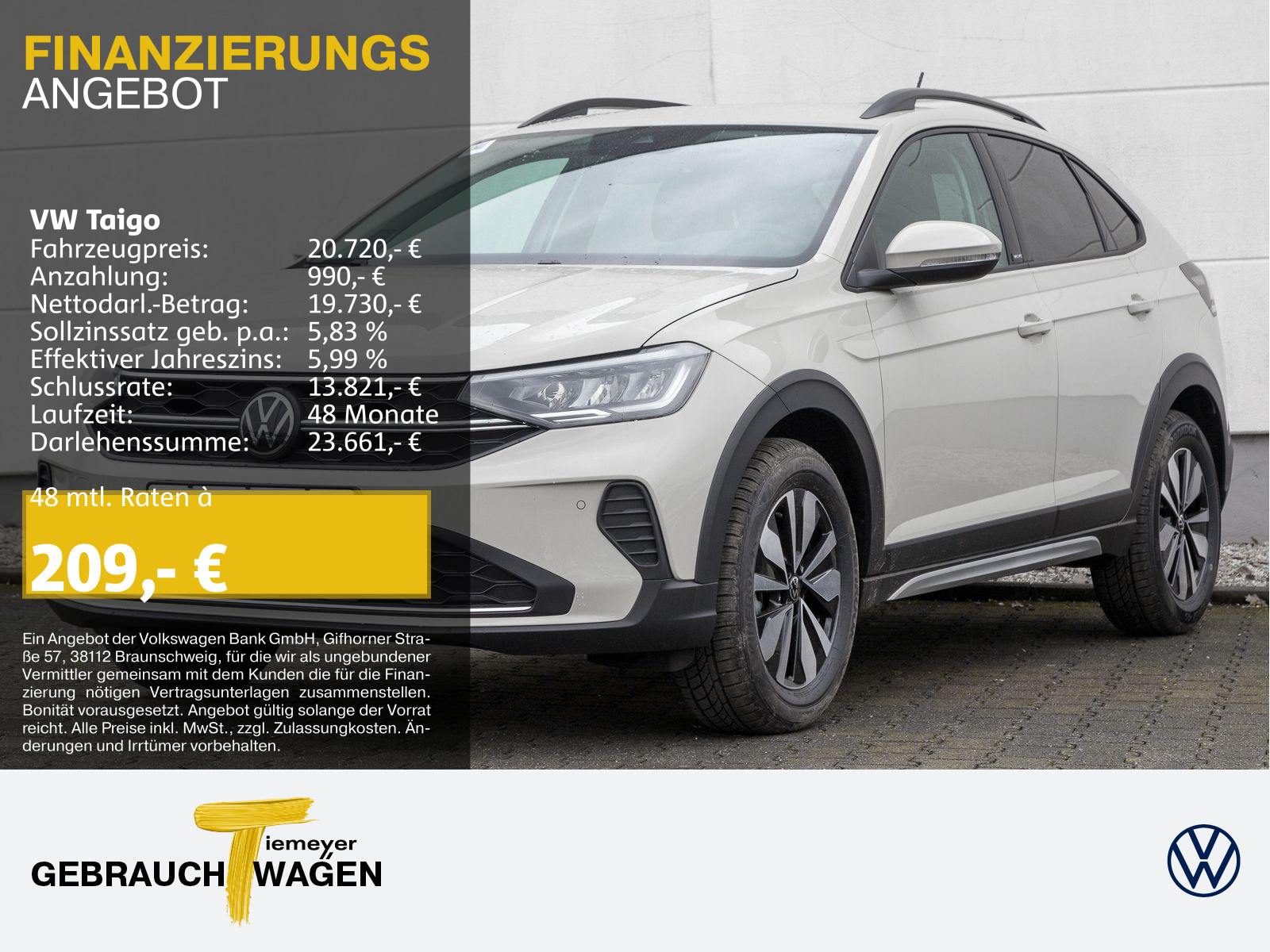 Volkswagen Taigo 1.0 TSI