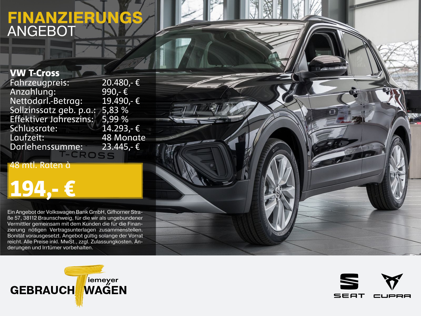 Volkswagen T-Cross 1.0 TSI
