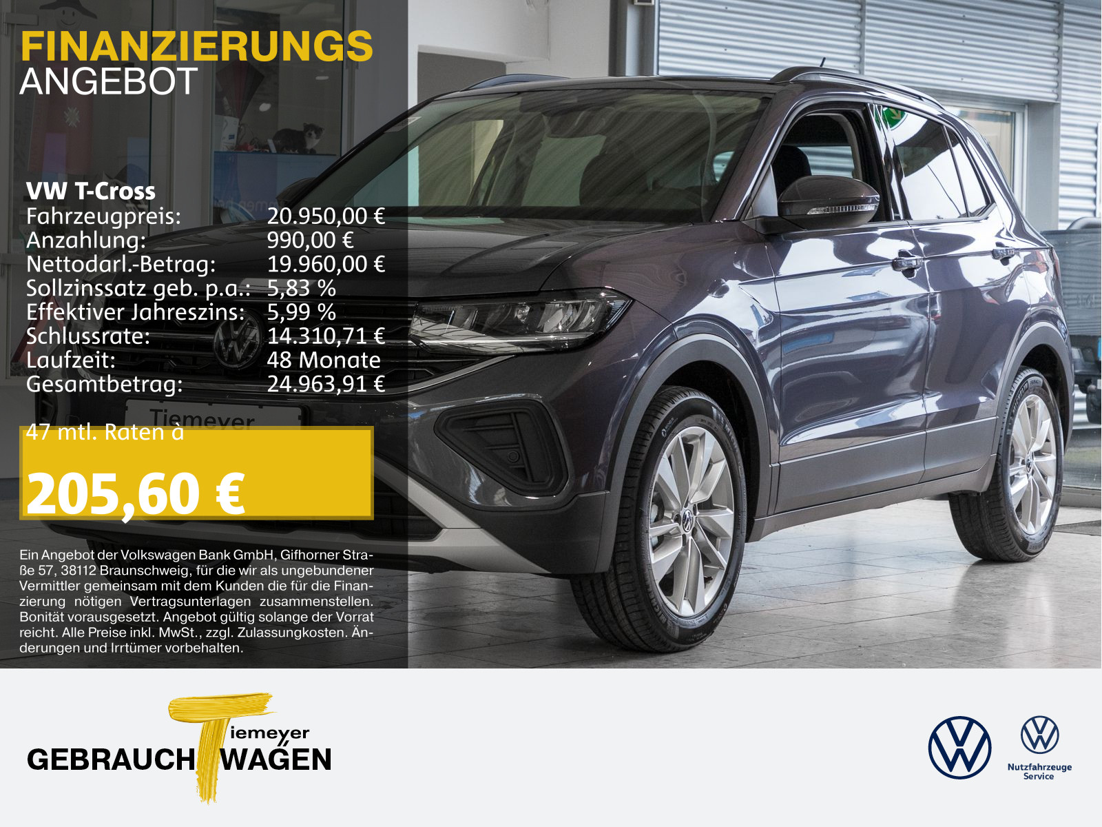 Volkswagen T-Cross 1.0 TSI