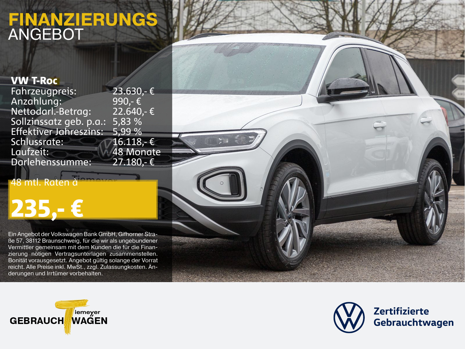 Volkswagen T-Roc 1.0 TSI