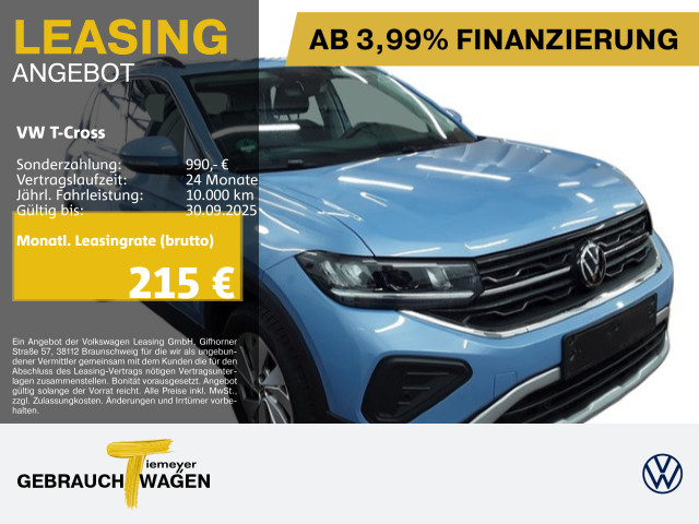 Volkswagen T-Cross 1.0 TSI