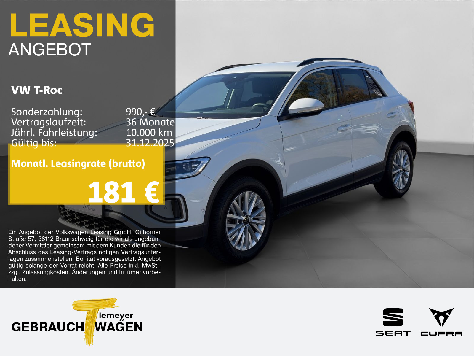 Volkswagen T-Roc 1.0 TSI