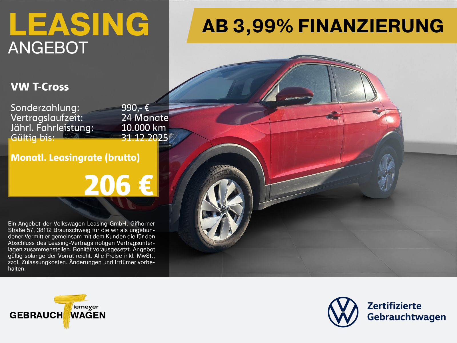 Volkswagen T-Cross 1.0 TSI