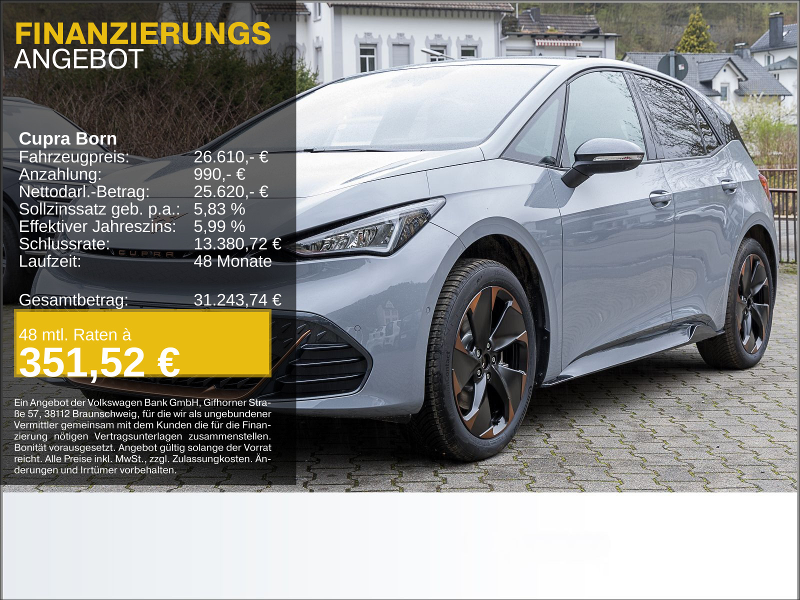 Cupra Born 360 ALLWETTER Cupra Born 360 ALLWETTER