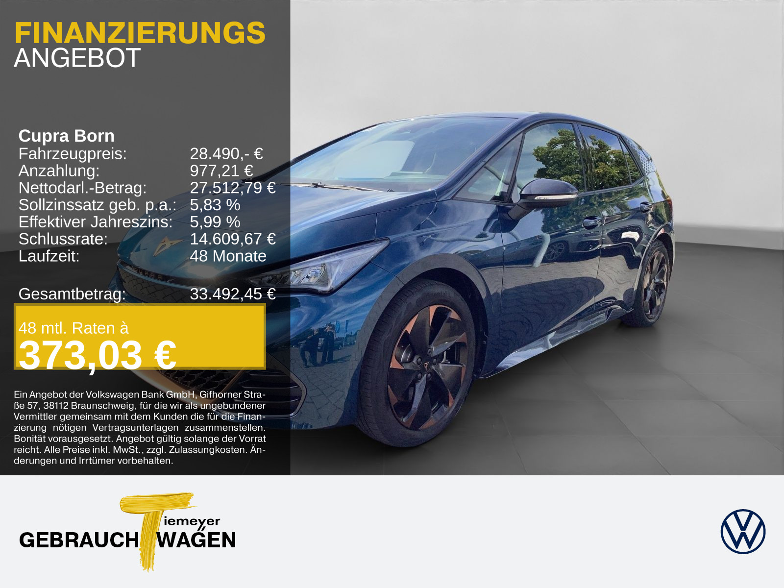 Cupra Born ACC KAMERA