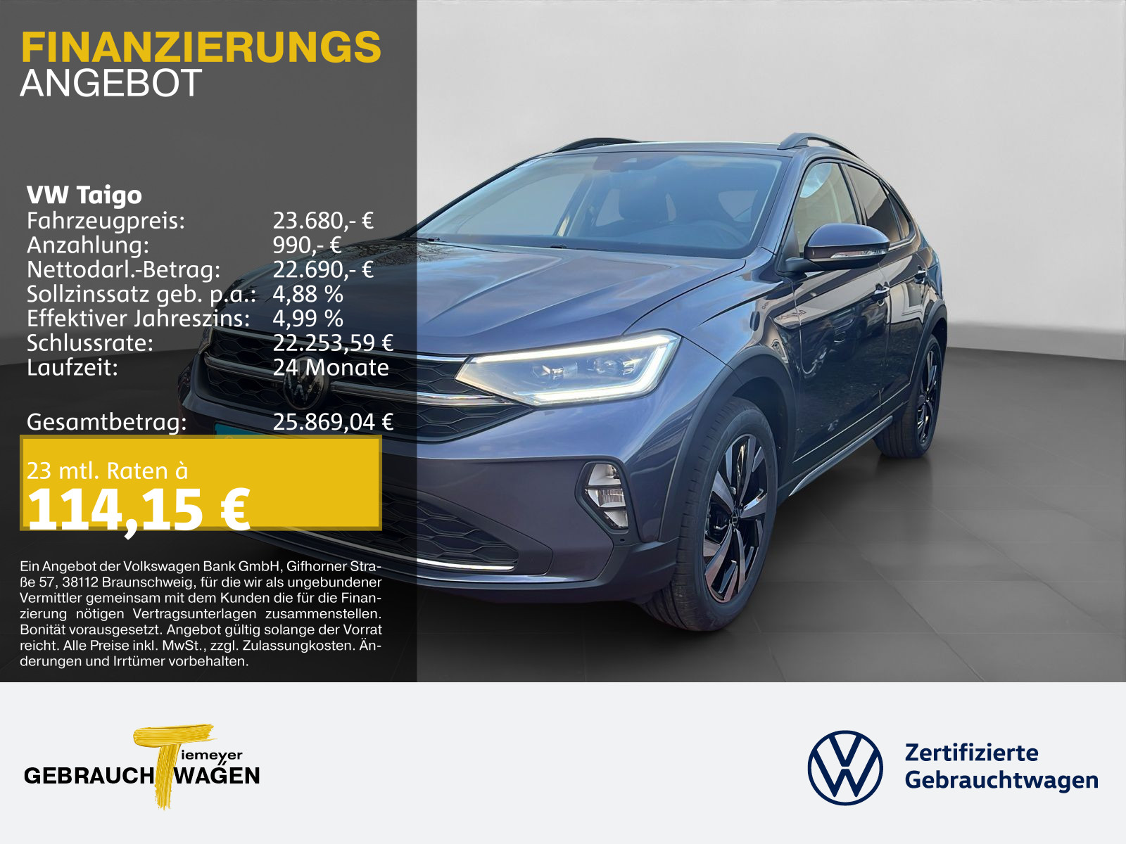 Volkswagen Taigo 1.0 TSI