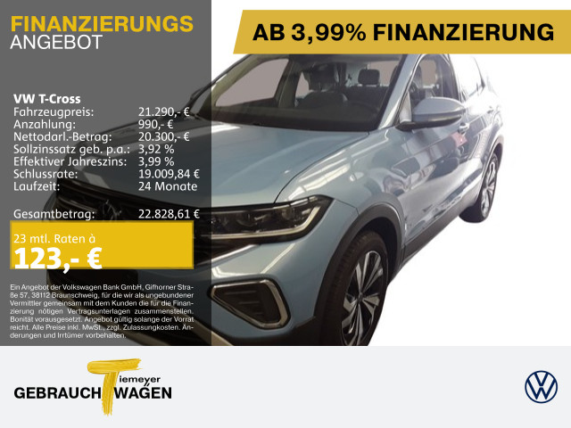 Volkswagen T-Cross 1.0 TSI