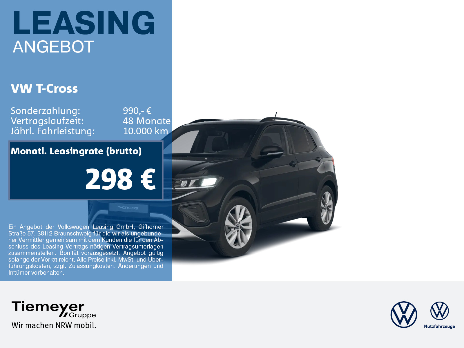 Volkswagen T-Cross 1.0 TSI