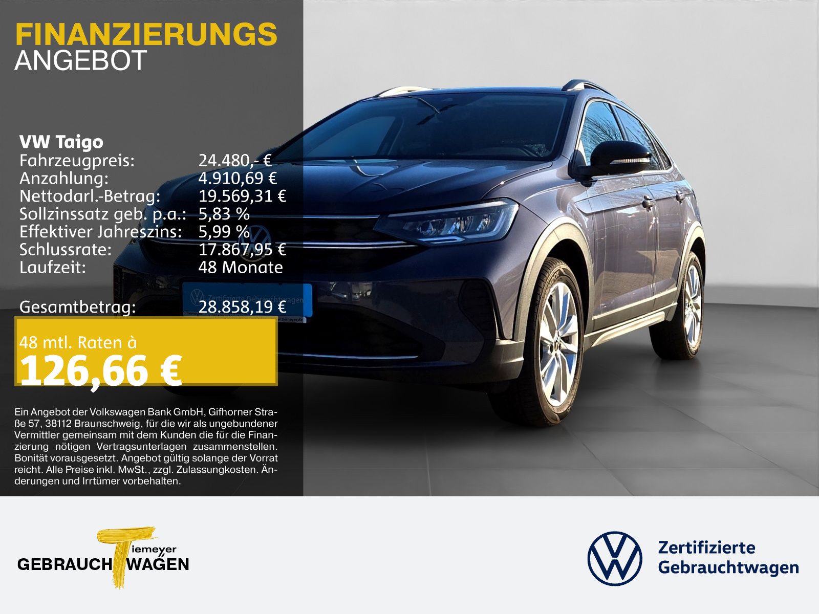 Volkswagen Taigo 1.0 TSI