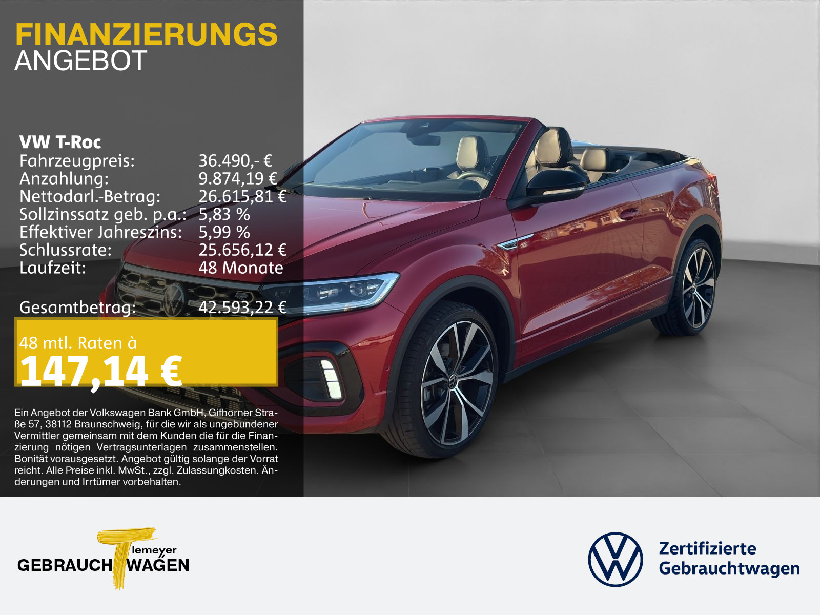 Volkswagen T-Roc Cabrio 1.5
