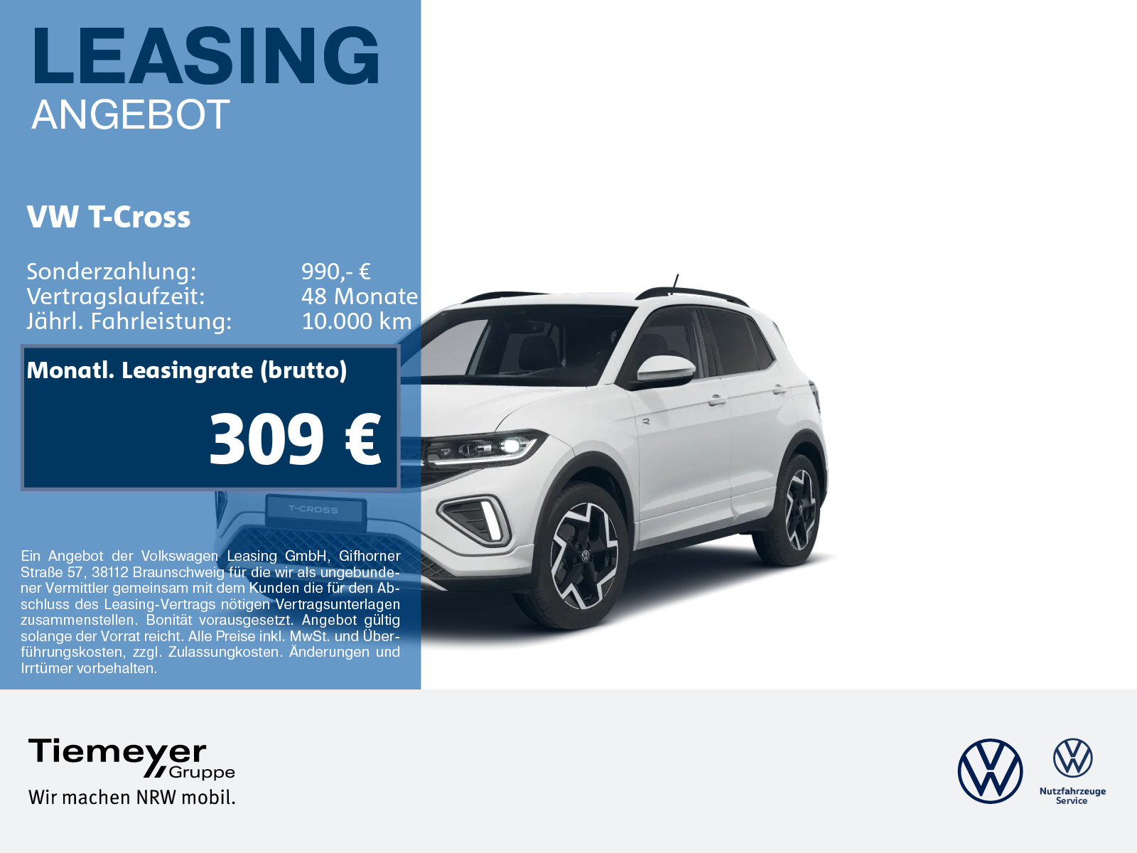Volkswagen T-Cross 1.0 TSI