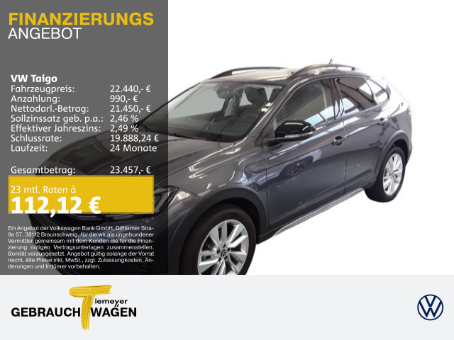 Volkswagen Taigo 1.0 TSI