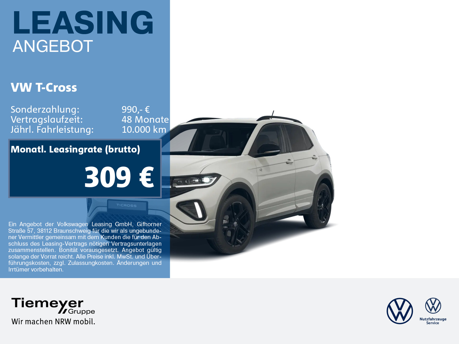 Volkswagen T-Cross 1.0 TSI