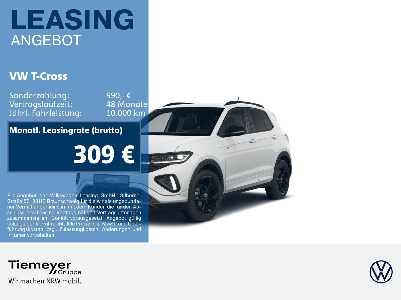 Volkswagen T-Cross 1.0 TSI