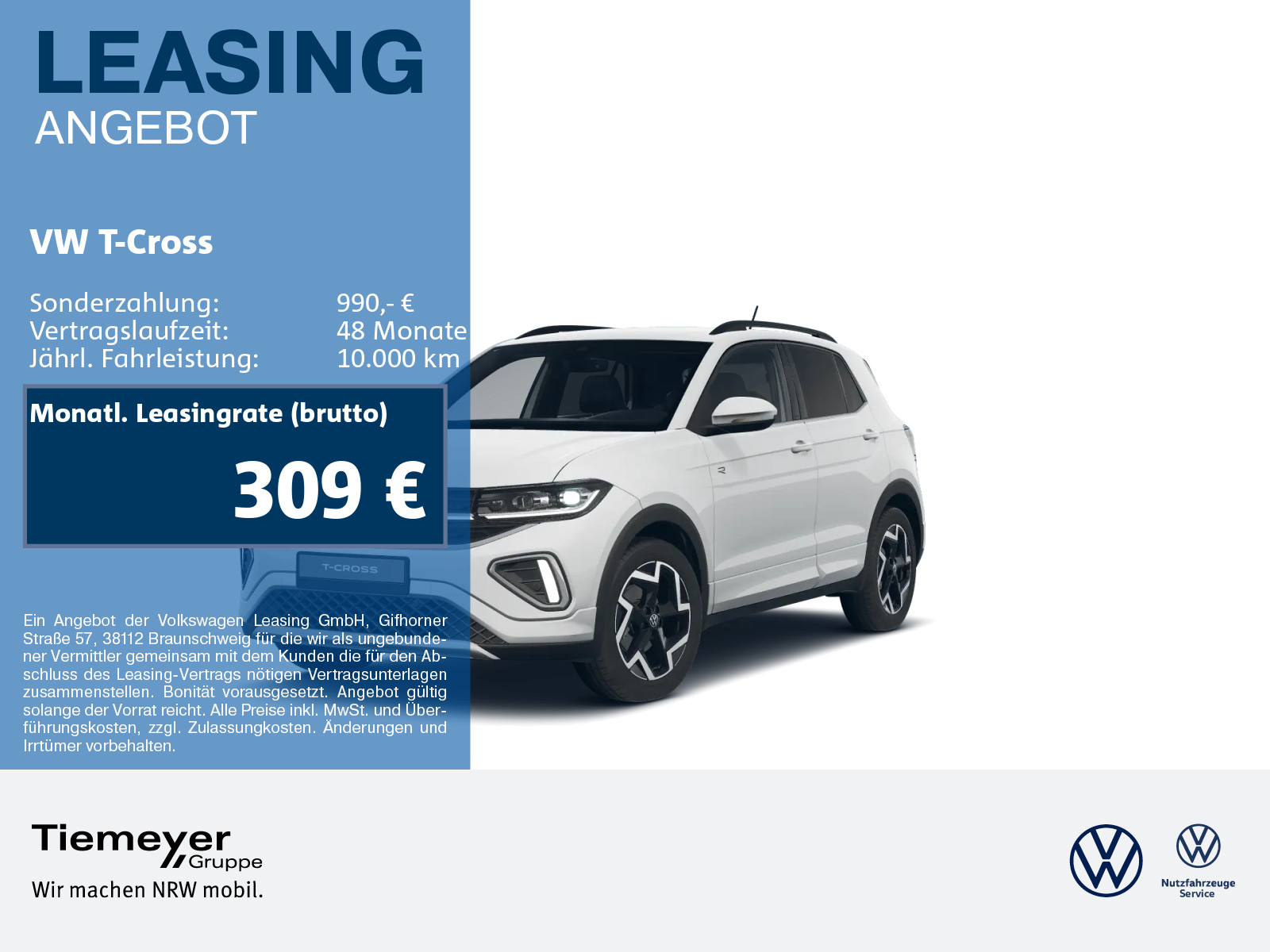Volkswagen T-Cross 1.0 TSI