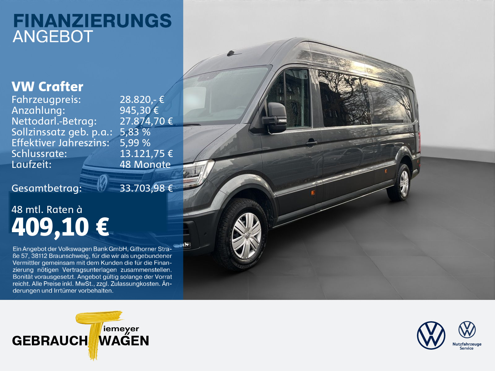 Volkswagen Crafter 35 Kasten