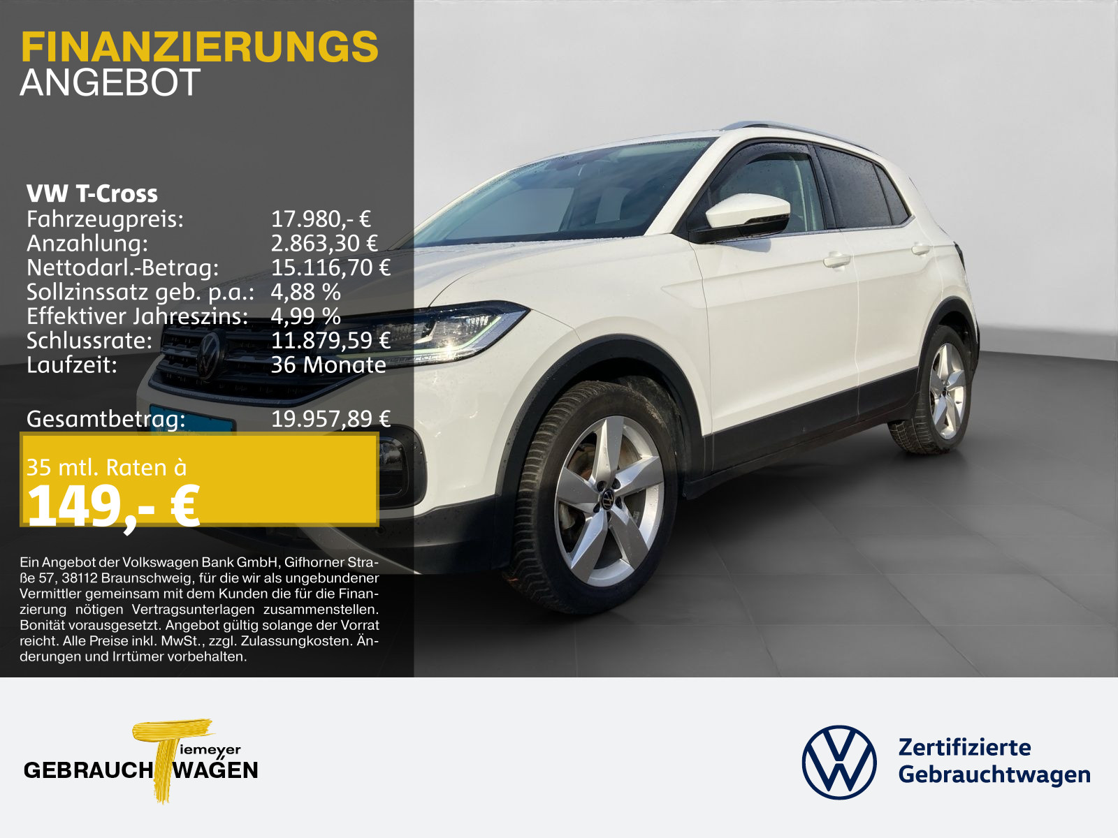 Volkswagen T-Cross 1.0 TSI