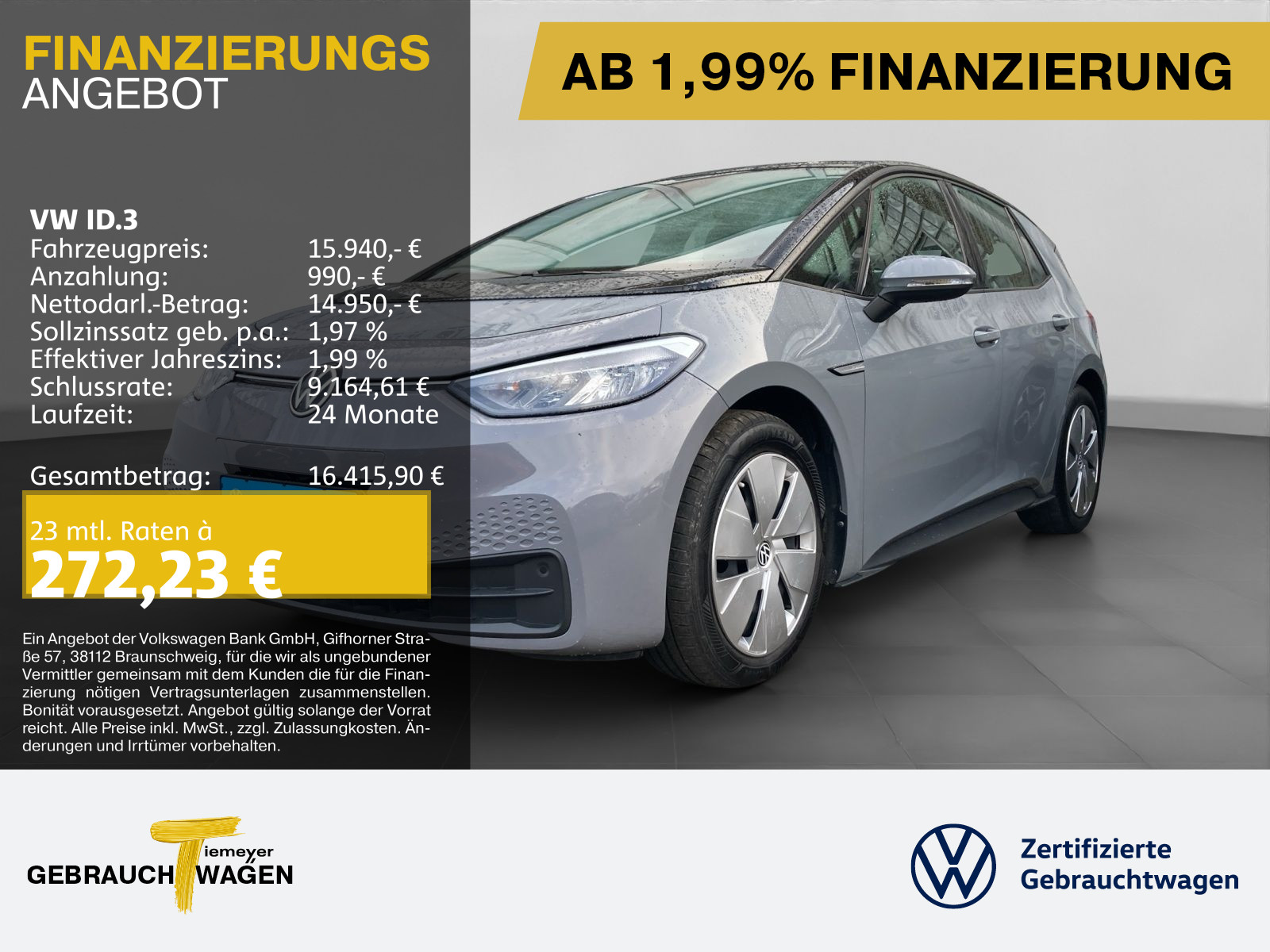 Volkswagen ID.3 PURE NAVI