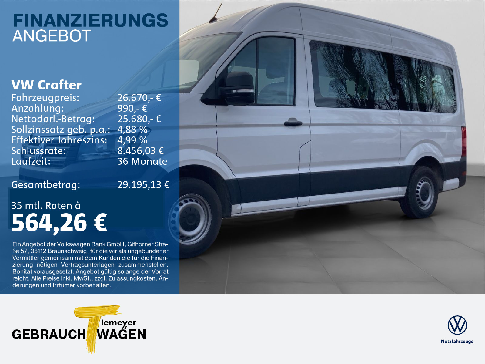 Volkswagen Crafter 35 Kasten