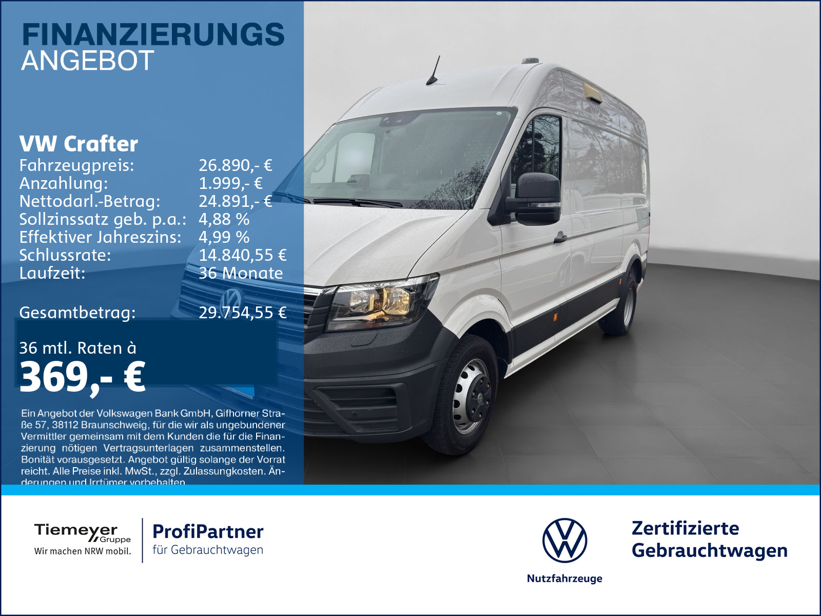 Volkswagen Crafter 50 Kasten